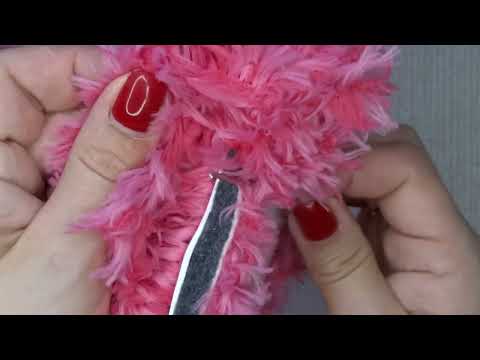 Видео: Вязаные тапочки из Alize Puffy Fur