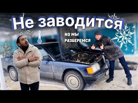 Видео: Надежный мерседес не завелся в мороз. Как я решил эту проблему?