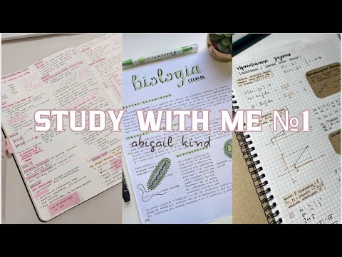 Видео: STUDY WITH ME №1 - Учись со мной №1 - |ABIGAIL KIND|