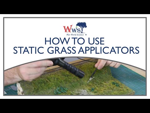Видео: Как использовать аппликаторы Static Grass и Pro Grass Applicator от WWScenics