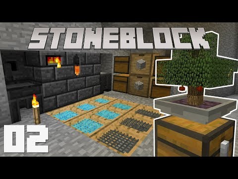 Видео: StoneBlock #02 - Добыча ресурсов | Выживание в Маинкрафт с модами