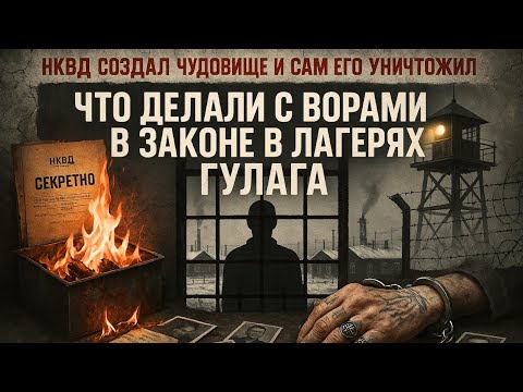 Видео: Что делали с ворами в законе в лагерях ГУЛАГА в СССР? НКВД работал без пощады