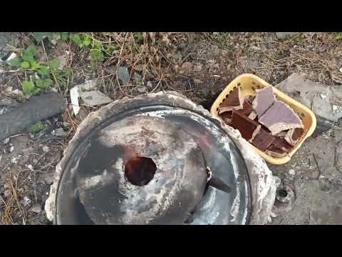 Видео: Литьё латуни. Икона Великомученицы Святой Царевны Елены.