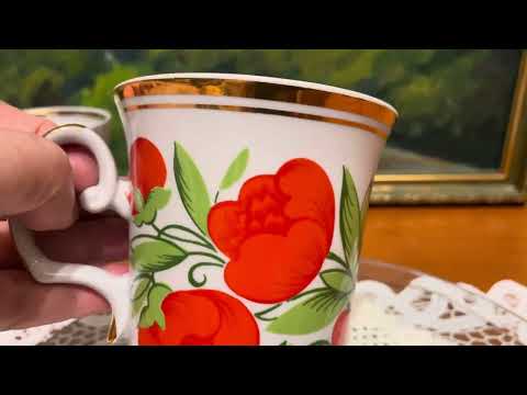 Видео: Чашки гіганти та антикварна чайна пара. Ось чим поповнилась моя колекція.