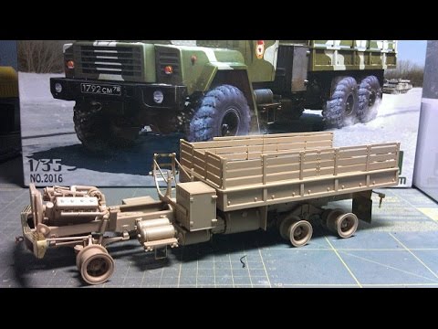 Видео: Краз-260 (Takom) Часть 2