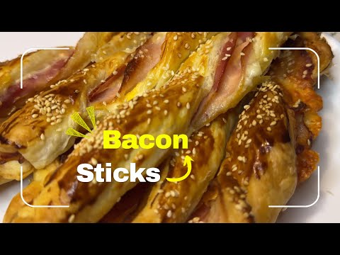 Видео: Беконові Палички з Французького Тістa 🥐🧀🥓 - Bacon Sticks