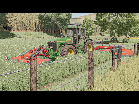 Видео: FS 22 Полностью реалистичный игровой процесс | John Deere 8410 Безумный звук двигателя в действии