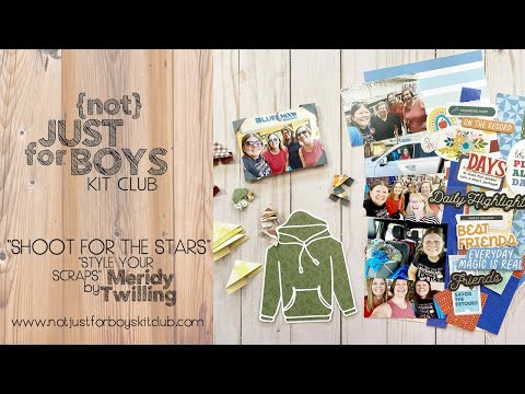 Видео: Набор NJFB «Style Your Scraps» для съемки звёзд от Мериди Твиллинг