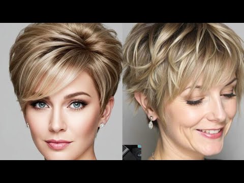 Видео: Последние 150 изображений коротких стрижек для женщин и удлиненного боба-пикси