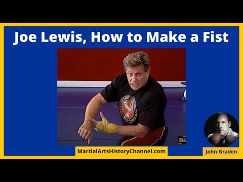 Видео: Кикбоксинг Джо Льюиса: 1. Как сжать кулак