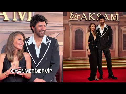 Видео: Аслы Энвер и Энгин Акюрек шли рука об руку на гала-вечере!