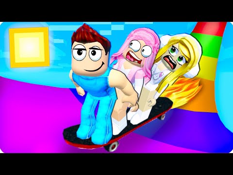 Видео: 😂МЫ СДЕЛАЛИ САМЫЙ НЕВЕРОЯТНЫЙ ТРЮК В СКЕЙТ ПАРКЕ В РОБЛОКС! ROBLOX Skate & Music