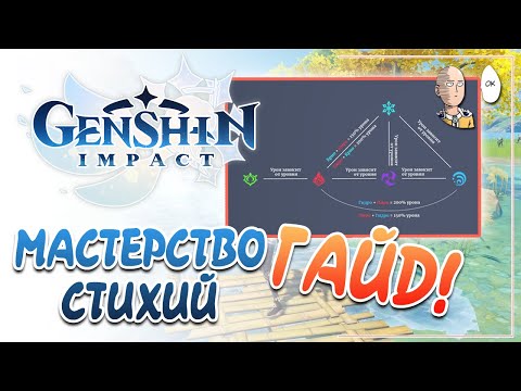 Видео: ЭЛЕМЕНТАЛЬНЫЕ РЕАКЦИИ И МАСТЕРСТВО СТИХИЙ! ГАЙД ПО СТИХИЯМ! | Genshin Impact гайд для новичков