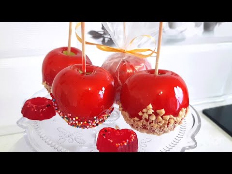 Видео: Яблоки в Карамели с Орешками // Homemade Caramel Apples with Peanuts