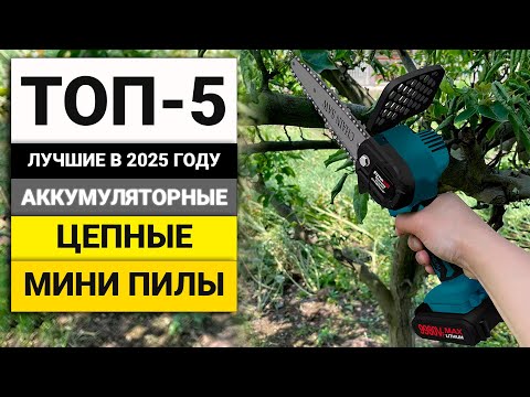 Видео: Лучшие аккумуляторные цепные мини-пилы | ТОП-5 в 2025 году