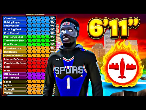 Видео: *НОВИНКА* РАЗЫГИВАЮЩИЙ ЗАЩИТНИК 6'11 ЛУЧШЕГО ТИПА — ПОЛУБОГ в NBA 2K26! КОНТАКТНЫЕ ДАНКИ И ДЛИННЫ...