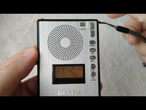 Видео: Обзор радиоприемника Degen DE 17
