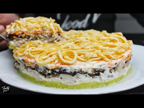 Видео: Салат "Кучерявый Цыпленок" на Праздник!