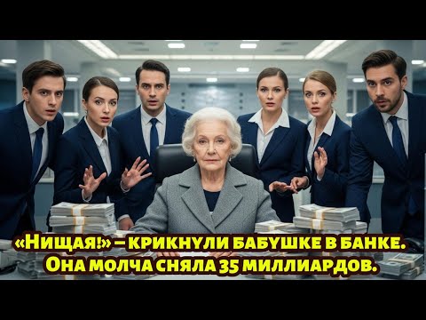 Видео: «Нищая!» – крикнули бабушке в банке. Она молча сняла 35 миллиардов.
