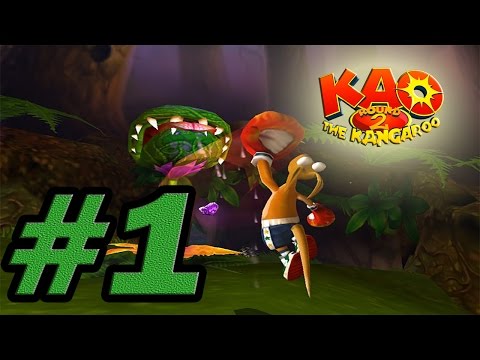 Видео: Прохождение Kao the Kangaroo Round 2 - #1 - Начало. Лес бобров