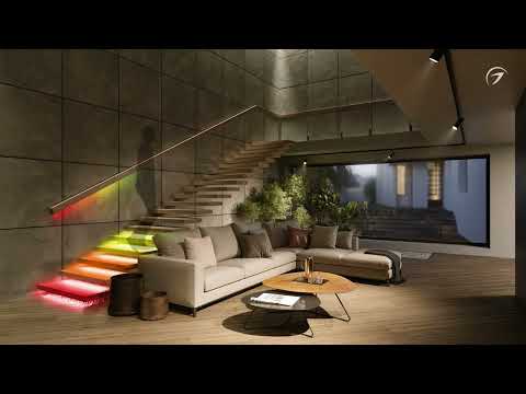 Видео: Контроллер для подсветки ступеней лестниц «SMART-STEP-32-2S-SUF» 033122