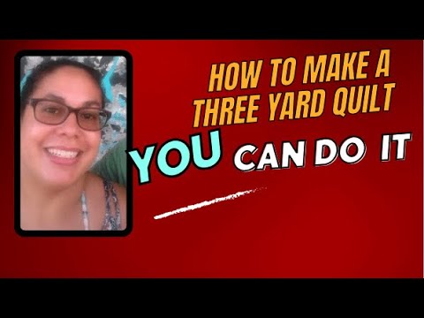 Видео: Давайте сделаем одеяло @FabricCafe под названием «Венеция» из обрезков и ярдов.