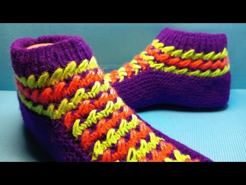 Видео: #942 ✴️ ДОМАШНИЕ СЛЕДКИ СПИЦАМИ / ПОДРОБНЫЙ мАСТЕР КЛАСС ⚡