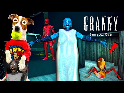 Видео: Гренни это МИСТИК и ДЕДПУЛ ► Granny: Chapter Two (Супергерои) 🚁 Улетел на вертолёте от Грени 2