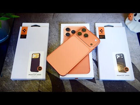 Видео: Чехол Spigen для iPhone 17 Pro Max Nano Pop & Thin Fit!