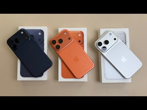 Видео: iPhone 17 Pro Все цвета!!! Распаковка и сравнение цветов!!!