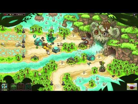 Видео: Kingdom Rush Vengeance (Безумец)→38.Остров Обезьян with Люцерна vs Макакий- Большой Любитель Фруктов