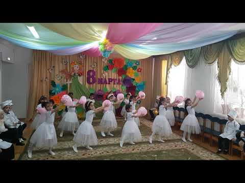 Видео: Танец для мамы с шарами сердечками на 8 марта( средняя группа)