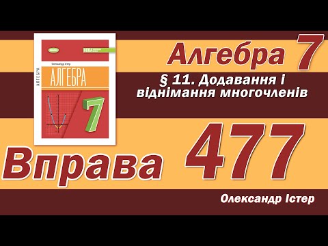 Видео: Істер Вправа 477. Алгебра 7 клас