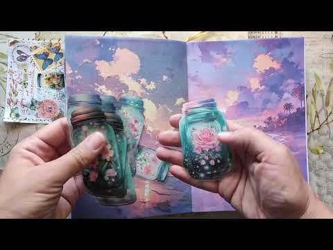 Видео: Морський світ, #русалки, #човен, #asmr, #collage #papertherapy, #journal, #scrapbooking, #arttherapy