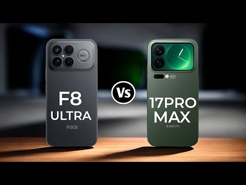 Видео: Poco F8 Ultra против Xiaomi 17 Pro Max