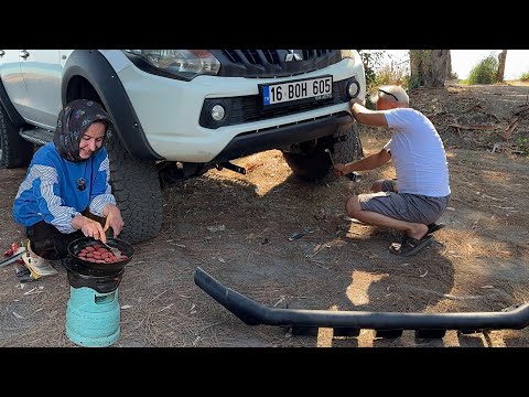 Видео: У нас произошёл небольшой несчастный случай | Мы разбили лагерь на пляже, где больше никого не было