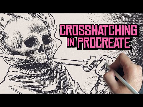 Видео: Как создавать штриховку в Procreate | Учебник + Кисти + Упражнения