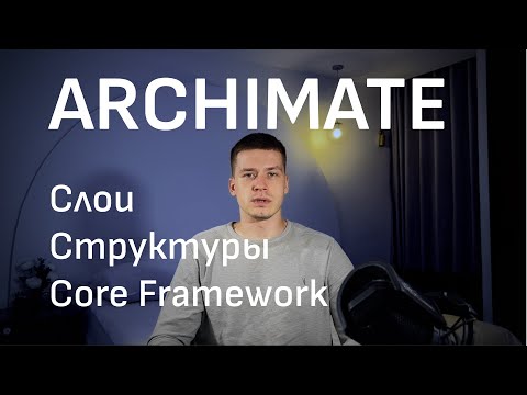 Видео: ARCHIMATE 1. Слои, Cтруктуры, Core Framework