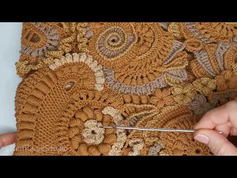 Видео: Уникальная Красота в технике Фриформ/Вязание крючком/Подробный МК в ссылке под видео