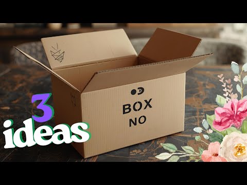Видео: Экономьте деньги с помощью этих 3 идей с картонными коробками
