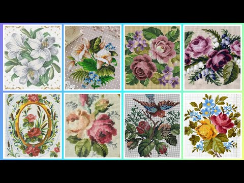 Видео: #1 Самые красивые и уникальные новые схемы для вышивки крестом для всего #CrossStitchDesign#Trend