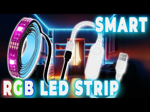 Видео: Световое шоу за копейки: Умная RGB LED USB лента до 10$ - TUYA SMART