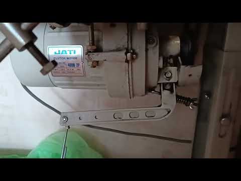 Видео: швейная машина jack 8720 на фрикционном двигателе.