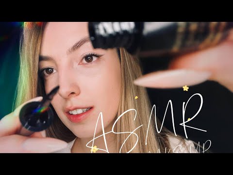 Видео: АСМР ТВОЯ ПОДРУЖКА НАРИСУЕТ ТЕБЕ СТРЕЛКИ 😍 ASMR MAKE UP PERSONAL ATTENTION