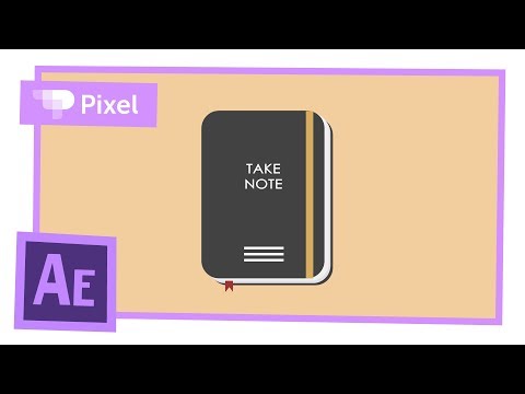 Видео: Анимируем блокнот в After Effects | уроки для новичков