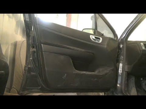 Видео: Как снять дверные обшивки с передней и задней двери.  Peugeot 307.