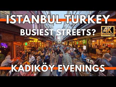 Видео: Стамбул, Турция 2025 – Вечерняя прогулка 4K Кадыкёй | Самые оживленные улицы Стамбула?