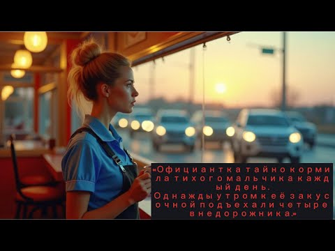 Видео: Официантка каждый день тайком кормила тихого мальчика. Однажды утром к её закусочной подъехали....