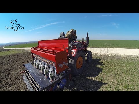 Видео: Подготовка Сеялки зерновой "ЗАРЯ"  и посев Люцерны, Овсяно- виковой смеси (мешанки)