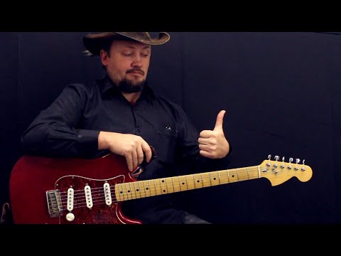 Видео: Texas Блюз. Урок 3. Использование большого пальца.